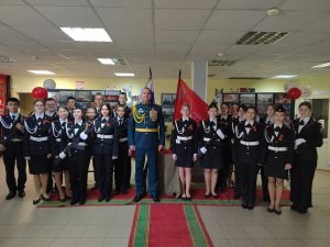 Торжественную церемонию в честь Дня Победы провели в школе №1391. Фото: официальная страница школы №1391 в социальных сетях