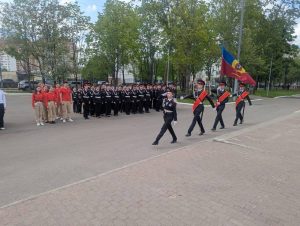 Кадеты школы №1391 попрощались с флагом «Кадетского движения». Фото: официальная страница Кадетского движения школы №1391 в социальных сетях