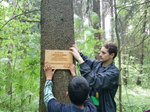 Ученики Бекасова прошли маршрут по местам боевых позиций 33-й армии. Фото: официальная страница школы №1391 в социальных сетях