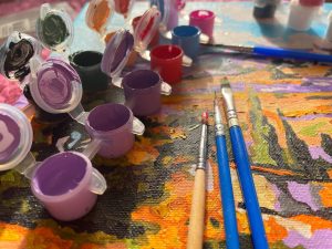 Открытие выставки картин «Акварельное настроение Бузиновой Ларисы» прошло в КЦ «Киевский». Фото: Татьяна Петрыкина, «Вечерняя Москва»