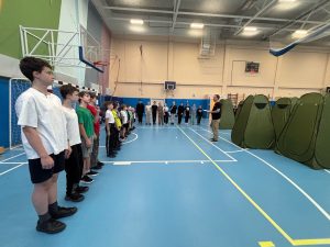 Игру в лазертаг провели для учеников школы №1391 и школы №2083. Фото: официальная страница школы №1391 в социальных сетях