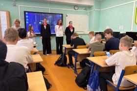 Шестиклассникам школы №1391 организовали познавательный урок. Фото: официальная страница школы №1391 в социальных сетях