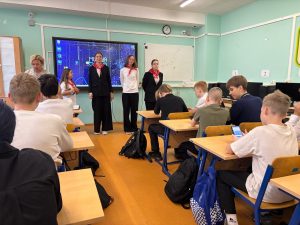 Шестиклассникам школы №1391 организовали познавательный урок. Фото: официальная страница школы №1391 в социальных сетях